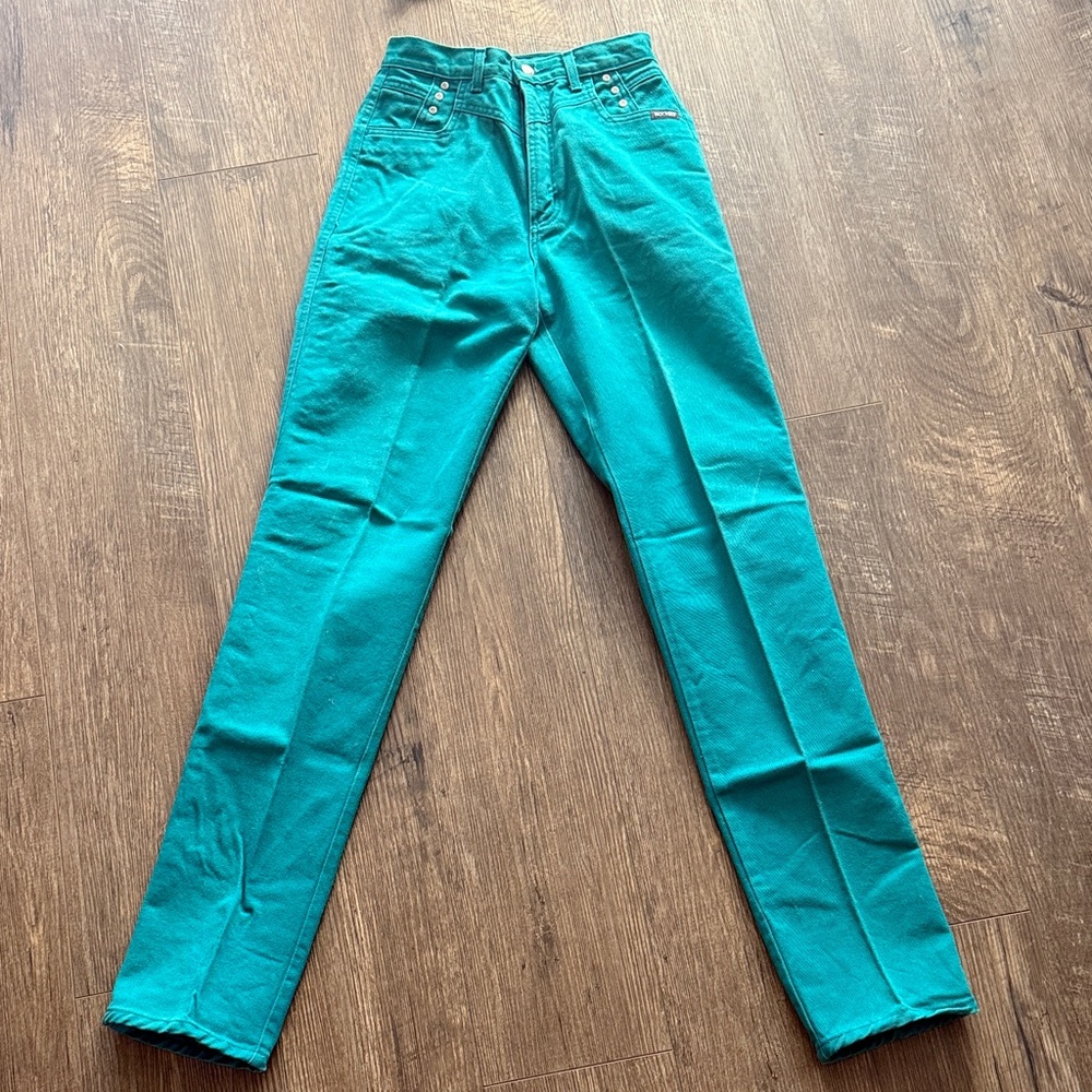 Rockies Women's Vibrant Teal Boot Cut Jeans